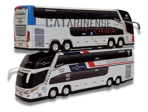 Kit 2 Ônibus Da Viação Catarinense Leito E Pintura Antiga