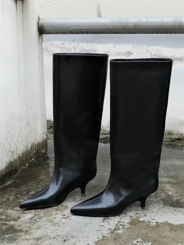 Botas Cortas Vintage Con Punta Puntiaguda Para Mujer
