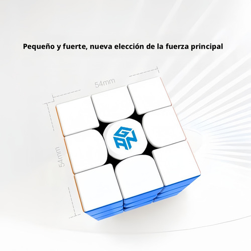 Cubo Mágico Gan 354m 3x3 Magnético Profesional