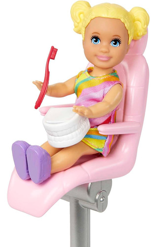 Barbie Careers - Muñeca Y Juego De Dentista Con Accesorios,