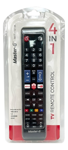 Control Remoto Universal Master G 4 En 1