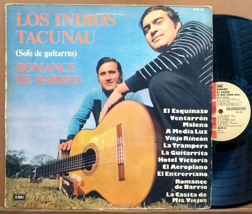 Los Indios Tacunau - Romance De Barrio - Lp 1974 Folklore 