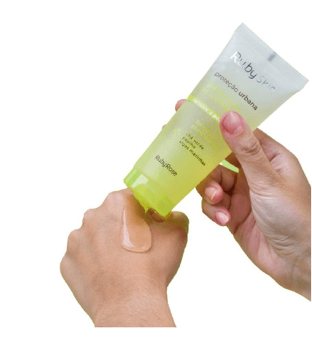Imagem 3 de 10 de Sabonete Gel De Limpeza Facial Proteção Urbana Ruby Rose