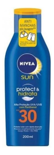 Protetor Solar Nivea Sun Protect & Hidrata Fps30 Nivea 200ml