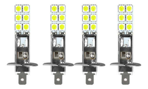 Kit De 4 Bombillas Led Para Faros Delanteros, H1, 6000 K, Su