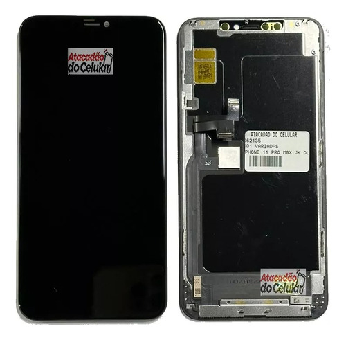 Display Touch Compativel iPhone 11 Pro Max Oled Cor Preto