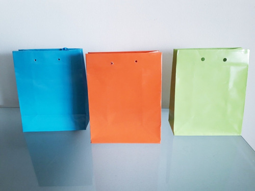 Bolsa De Regalo Papel Blanca Unicolores