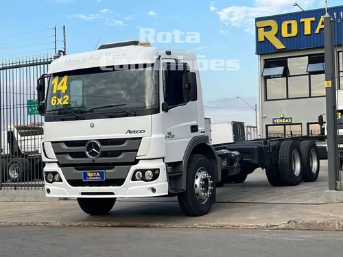 Mercedes Benz Atego 2430 - No chassi - Caminhões - Encantado