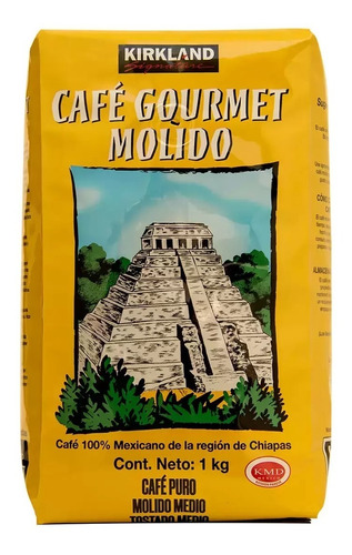 Café Gourmet Molido De Chiapas 1 Kg Kirkland Signature
