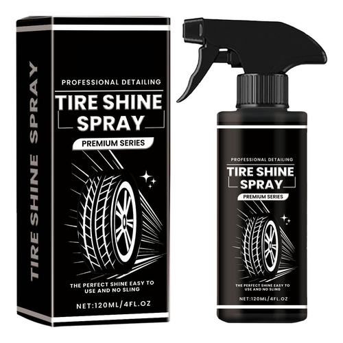 Agente De Recubrimiento Líquido Tire Gloss Spray, 120 Ml