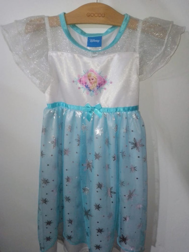 Vestido Elsa Frozen De Disney Para Niñas