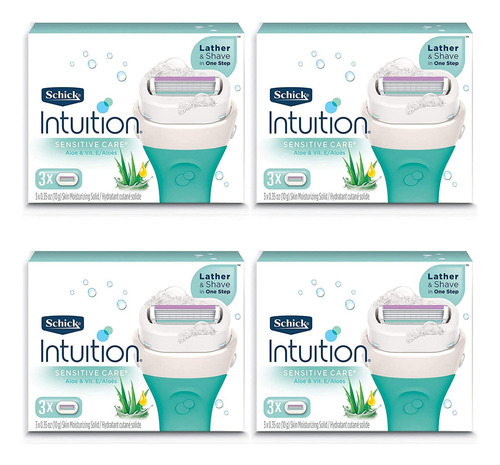 Recambios Para Maquinillas De Afeitar Schick Intuition Pure