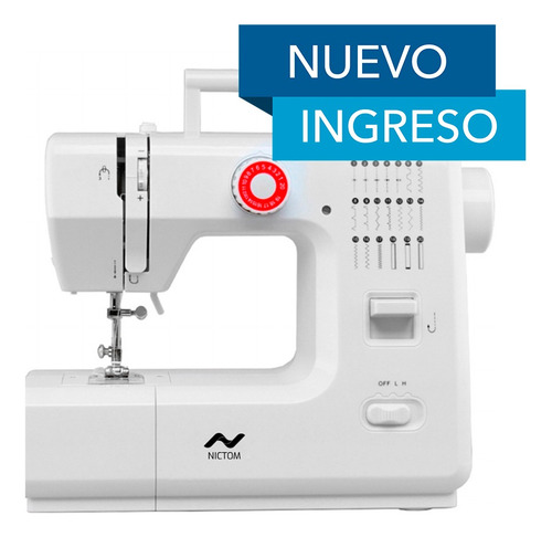 Imagen 1 de 8 de Máquina De Coser Nictom Mc03 20 Puntadas 2 Velocidades Pedal