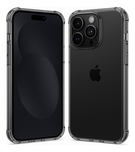 Funda Antigolpes Reforzada Para Iphone Space Exelente Calida Transparente Iphone 16 Pro