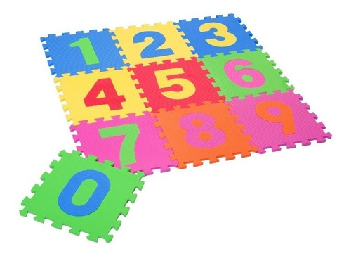 Alfombra Goma Eva Set 10 Cuadros De 30x30 Bebes Y Niños