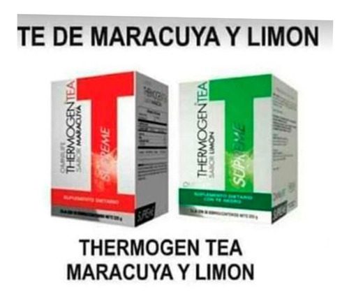 Thermogen Teatino Supreme De Omnilife (limon Ó Maracuya)