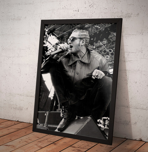 Cuadro Layne Staley 34x45cm Marco Cn Vidrio Imprimetuposter