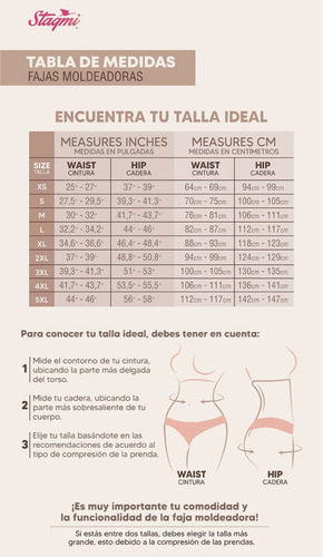 Faja Colombiana Stagmi Ultra Invisible Completa Zipper 7089