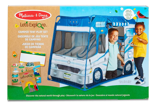Set De Juegos Let's Explore Camper Tent De 47 Pulgadas De Me