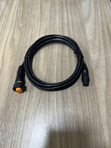Adaptador Para Transducer Garmin 4pinos Para 12pinos 3,35mts Cor Preto