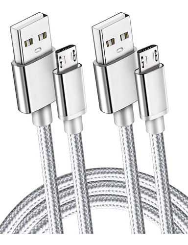 2 10 Ft Extra Larga Rapid Cable Micro Usb Para Bose Color