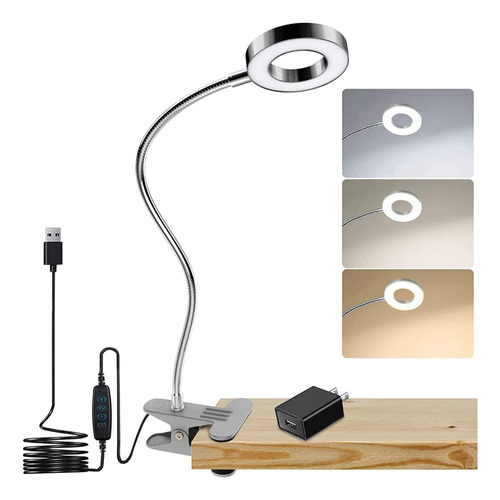 Dllt - Luz De Lectura Regulable Con Clip, 48 Luces Led Usb P