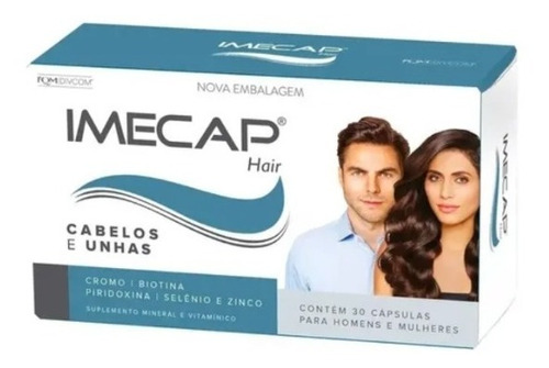 Imecap Hair 30 Cápsulas Original Full
