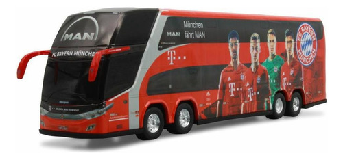 Autobús en miniatura Graphicshop del Bayern Munich Red 2021