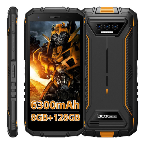 Doogee S41 Plus Celular 8gb(4+4) Ram 128gb Rom 6300mah Android 13 5.5 Ips Pantalla Hd+