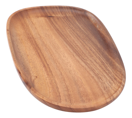 Bandeja De Madera Para Servir De 30 Cm X 20 Cm, Fácil De Lim