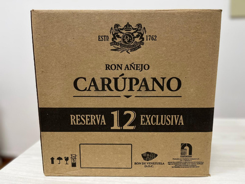Caja Ron Carúpano 12 Años X 12 Unidades