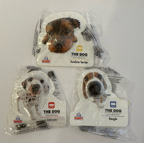 3 Coleccionables Bimbo Half Cup Artlist Collection The Dog (Usado)