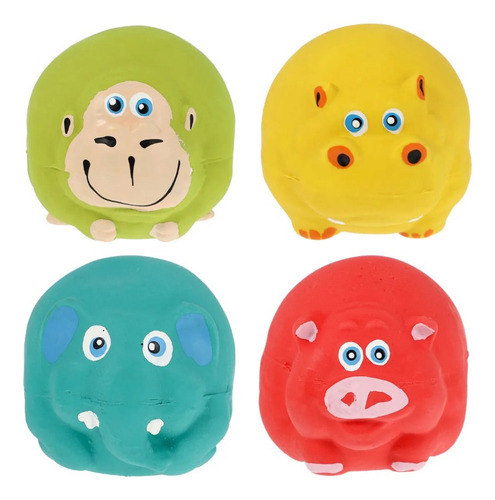 Juguetes De Látex Para Mascotas, 4 Unidades