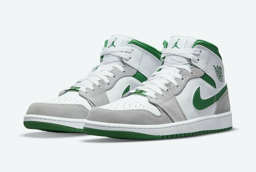 Championes Urbanos Nike Air Jordan 1 Mid Se  ( Grey-pine )