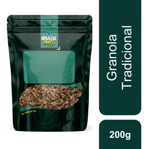 Granola Tradicional Pacote 200g Brasil Frutt