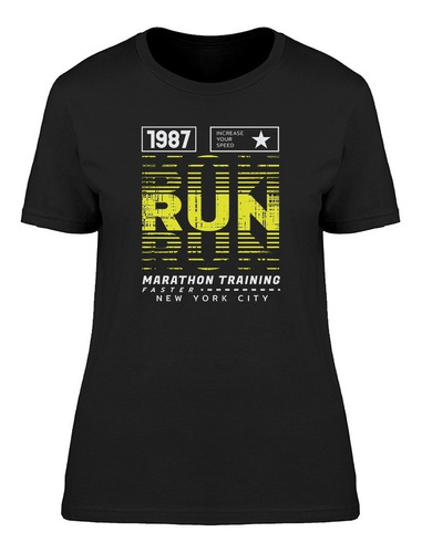 Playera Entrenamiento De Maratón Run Nyc 1987