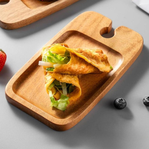 Tabla Para Servir Aperitivos Y Vino Con Soporte Para Vino,