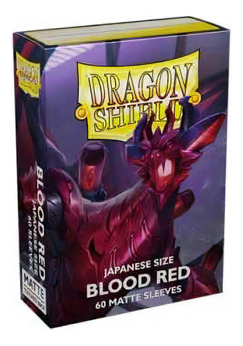 Mica Blood Red Dragon Shield Para Cartas De Yugioh