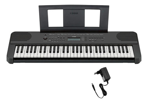Teclado Arranjador 61 Teclas Psre360 Preto Com Suporte Em X 110v/220v