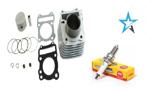 Kit Cilindro Con Piston Suzuki En125/gn125