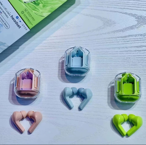 Auriculares Stereo Transparentes Bluetooth