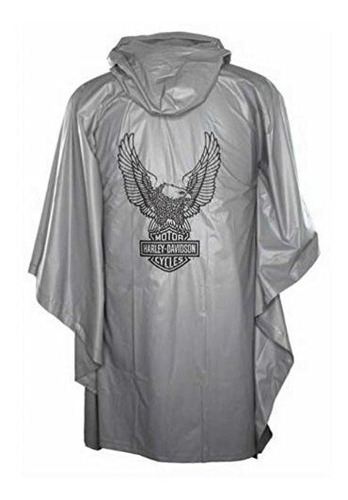 Harley-davidson Up-alas De Eagle Impermeable Vinilo Pvc Ponc