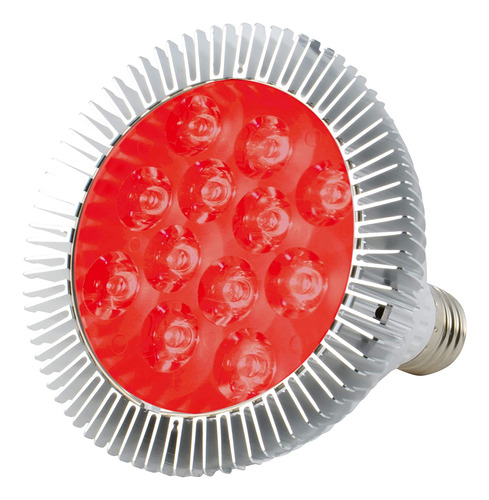 Bombilla De Luz De Crecimiento Led De 12w Rojo Profundo...