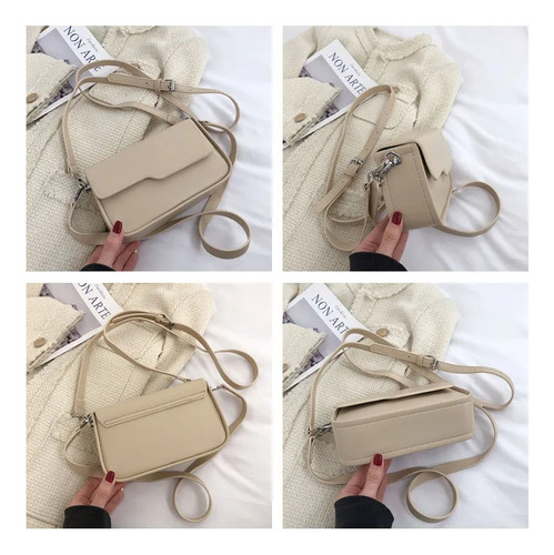 Cartera Mini Bag Con Dos Correas Moda 2024 Modelo Paula