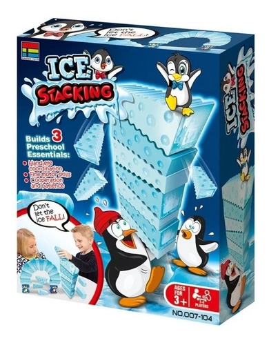 Ice Stacking Juego Pingüino Equilibrio Balance Bloques Niños