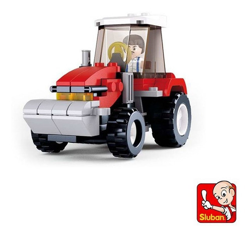 Tractor Granjero 103 Pzas. Bloques Sluban M38-b0556