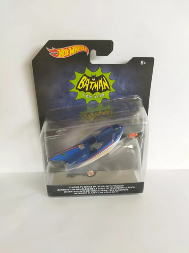 Hotwheels Classic Tv Series Batboat With Trailer 1/50 Car