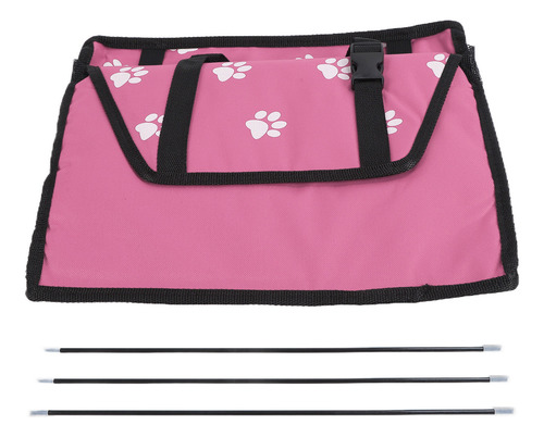 Alfombrilla De Almacenamiento Para Coche Bear Paw, Color Ros