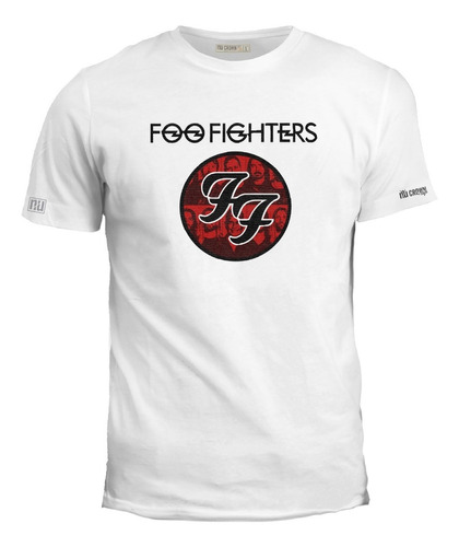 Camisetas Estampadas Foo Fighters Logo Poster Foto Rock Ink