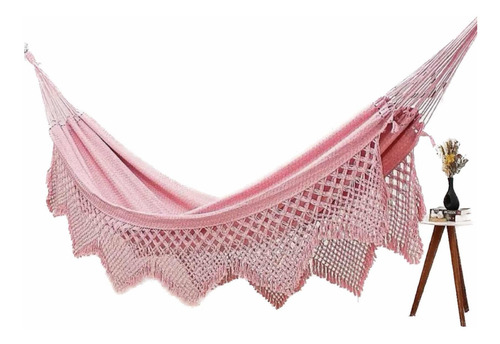 Rede Bucho De Boi Rosa Bebe Algodão